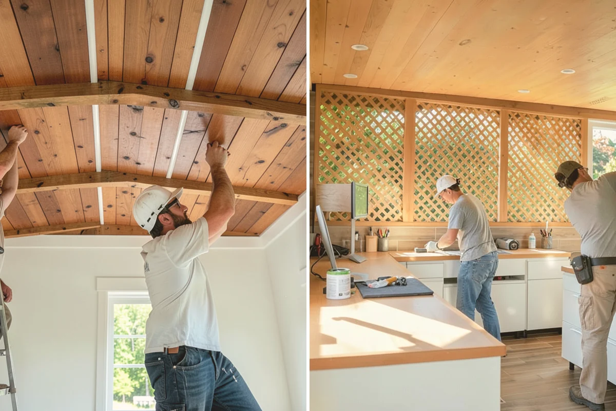 House Wrap Installation in Brier, Snohomish County, WA - Inspect sheathing and repair any existing damage