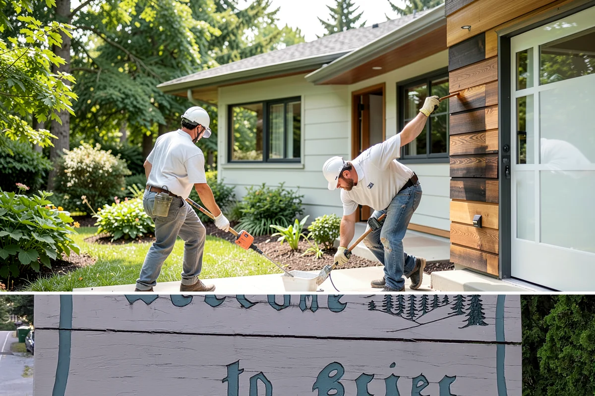 House Wrap Installation in Brier, Snohomish County, WA - House wrap can be installed in most conditions, but dry days ensure tapes and seals adhere fully.