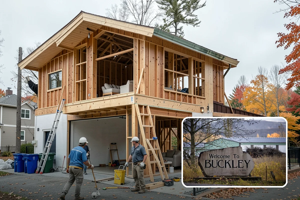 House Wrap Installation in Buckley, Pierce County, WA - Creates a continuous secondary drainage plane