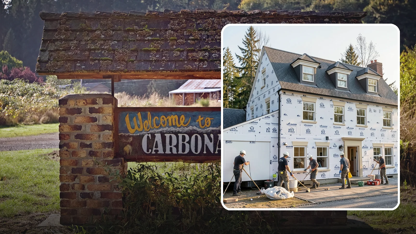House Wrap Installation in Carbonado, Pierce County, WA - We install weather-resistive house wrap that creates a critical drainage and air barrier behind your siding.