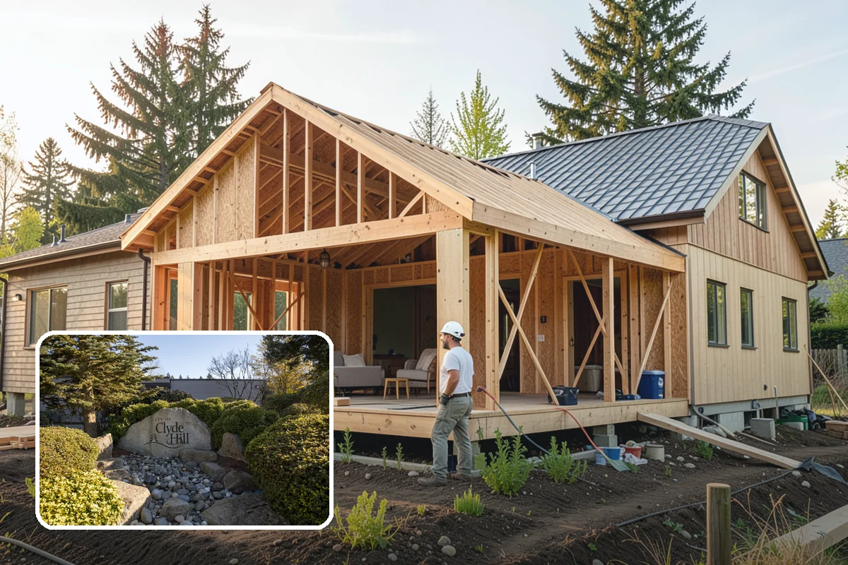 House Wrap Installation in Clyde Hill, King County, WA - Creates a continuous secondary drainage plane
