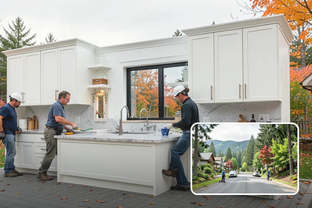 House Wrap Installation in Darrington, Snohomish County, WA - Creates a continuous secondary drainage plane