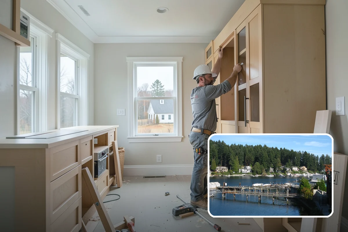 House Wrap Installation in Gig Harbor, Pierce County, WA - Creates a continuous secondary drainage plane