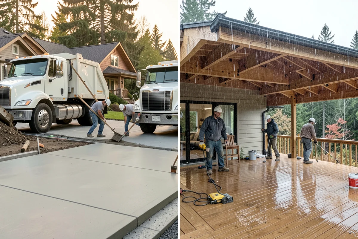 House Wrap Installation in Gig Harbor, Pierce County, WA - Inspect sheathing and repair any existing damage