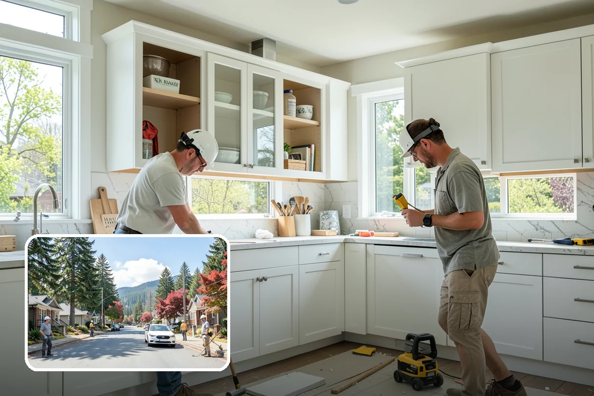House Wrap Installation in Hunts Point, King County, WA - Creates a continuous secondary drainage plane
