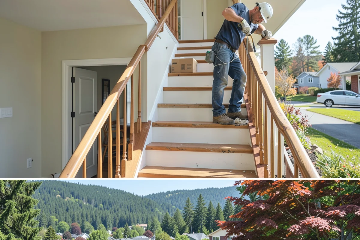 House Wrap Installation in Index, Snohomish County, WA - House wrap can be installed in most conditions, but dry days ensure tapes and seals adhere fully.