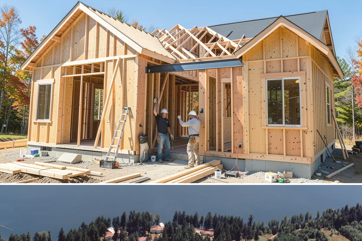 House Wrap Installation in Lakewood, Pierce County, WA - House wrap can be installed in most conditions, but dry days ensure tapes and seals adhere fully.