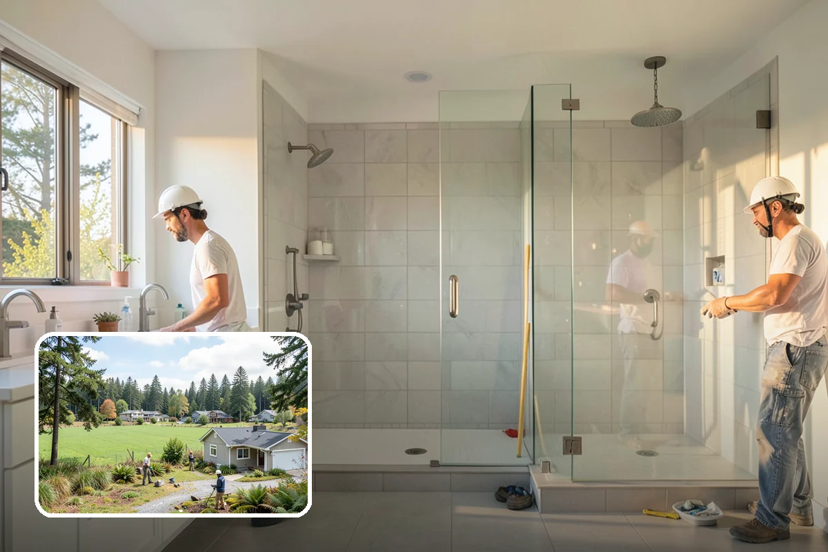 House Wrap Installation in Lyman, Skagit County, WA - Creates a continuous secondary drainage plane