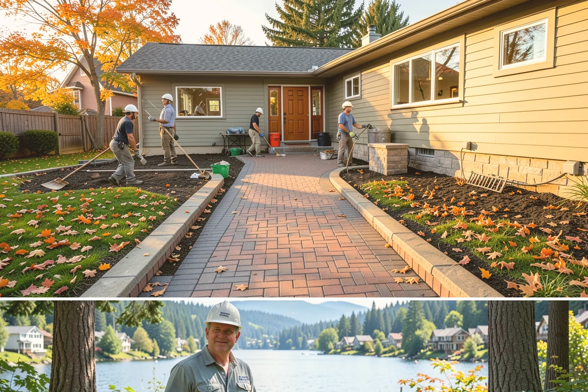 House Wrap Installation in Milton, King County, WA - House wrap can be installed in most conditions, but dry days ensure tapes and seals adhere fully.