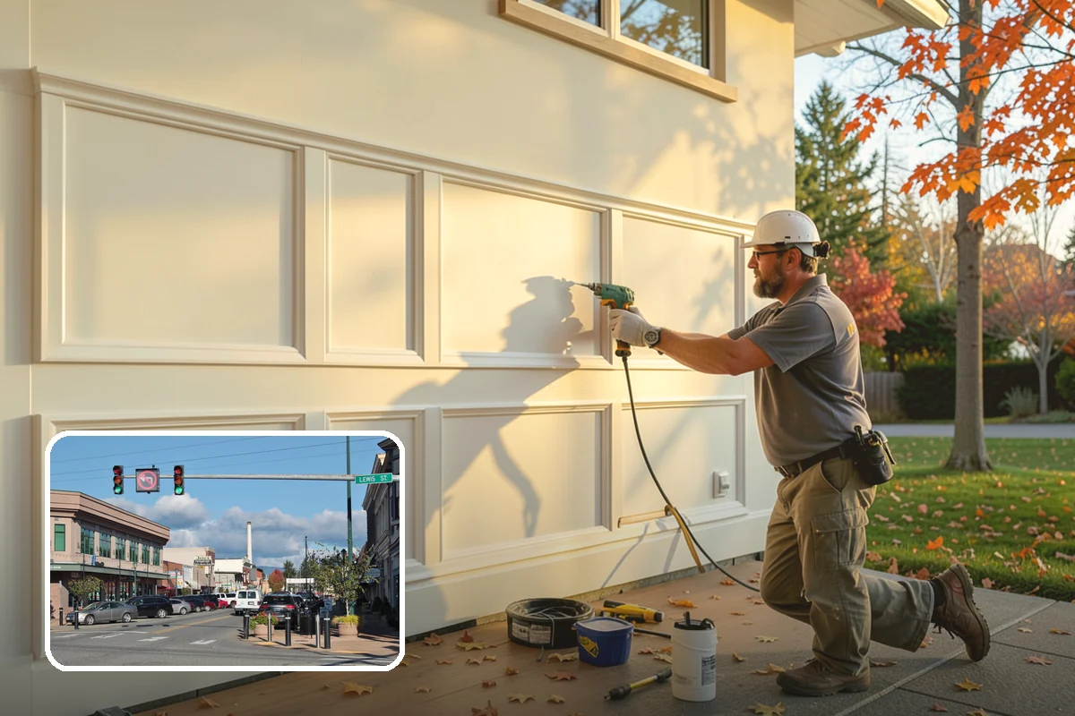 House Wrap Installation in Monroe, Snohomish County, WA - Creates a continuous secondary drainage plane