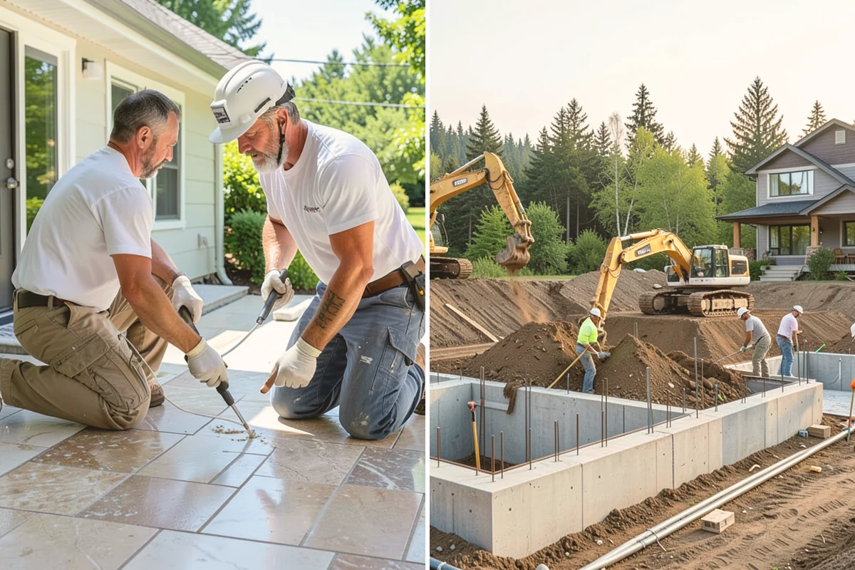 House Wrap Installation in Mount Vernon, Skagit County, WA - Inspect sheathing and repair any existing damage