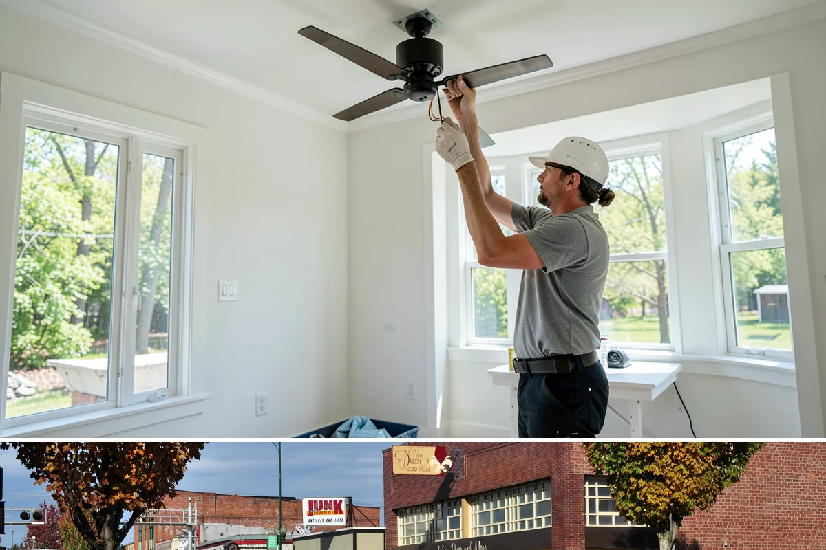 House Wrap Installation in Puyallup, Pierce County, WA - House wrap can be installed in most conditions, but dry days ensure tapes and seals adhere fully.