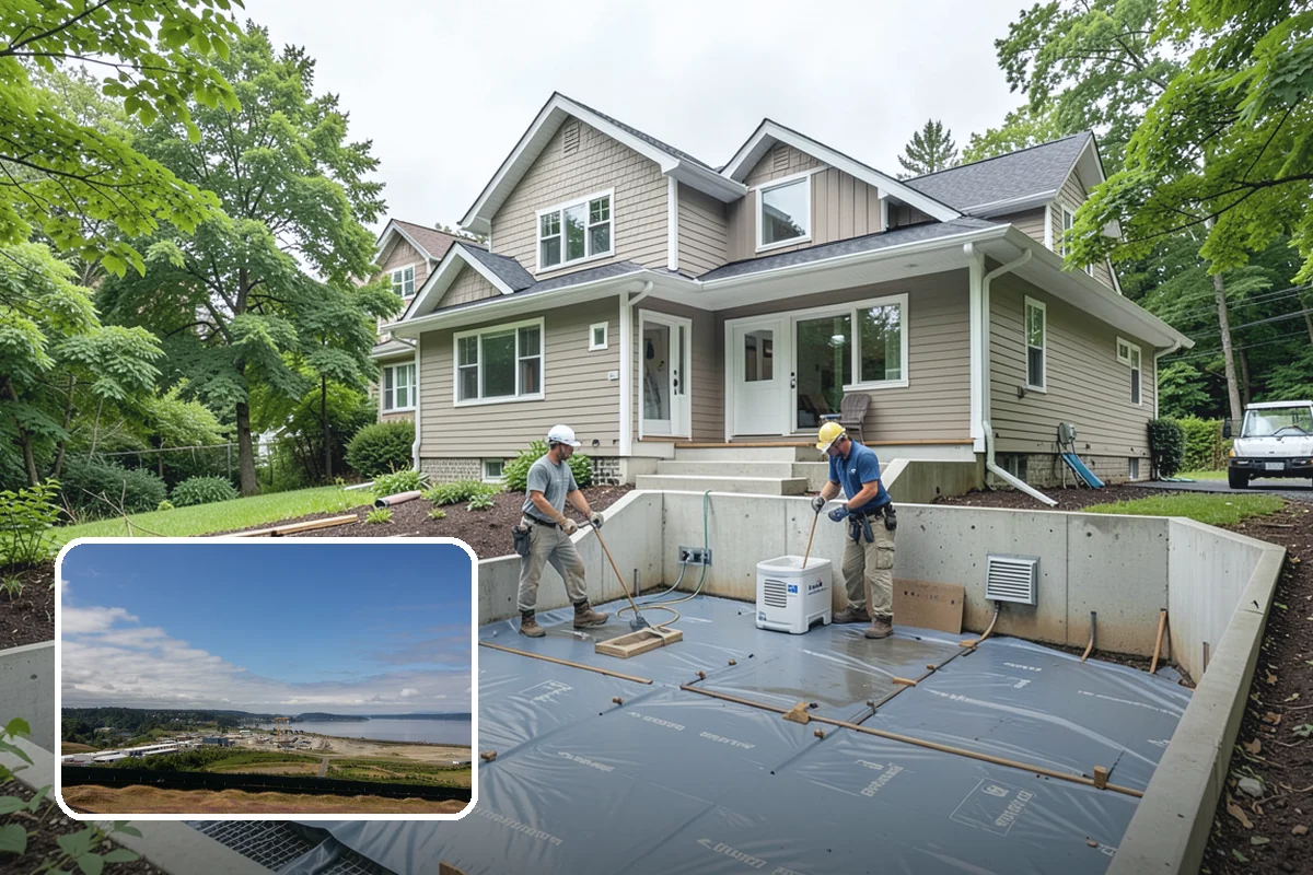 House Wrap Installation in University Place, Pierce County, WA - Creates a continuous secondary drainage plane