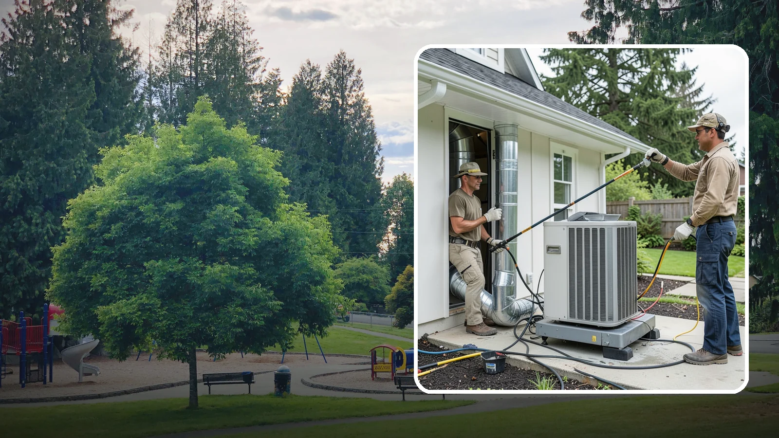 HVAC Ventilation Installation in Bonney Lake, Pierce County, WA - We install whole-house ventilation systems that supply fresh air and control moisture in tightly sealed homes.