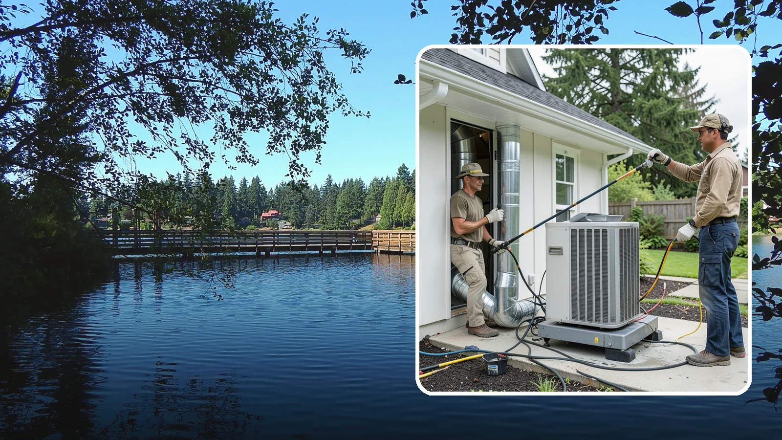 HVAC Ventilation Installation in Federal Way, King County, WA - We install whole-house ventilation systems that supply fresh air and control moisture in tightly sealed homes.