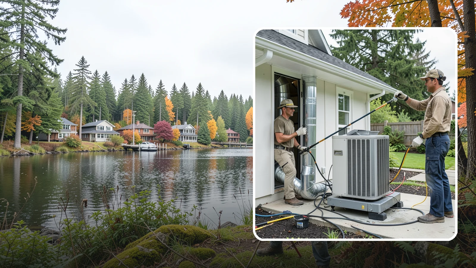 HVAC Ventilation Installation in La Conner, Skagit County, WA - We install whole-house ventilation systems that supply fresh air and control moisture in tightly sealed homes.