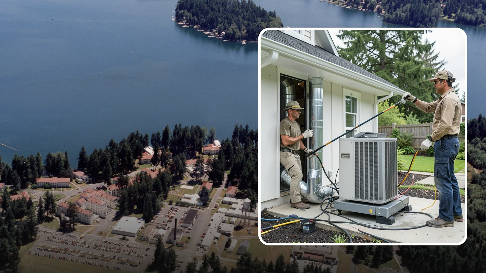 HVAC Ventilation Installation in Lakewood, Pierce County, WA - We install whole-house ventilation systems that supply fresh air and control moisture in tightly sealed homes.