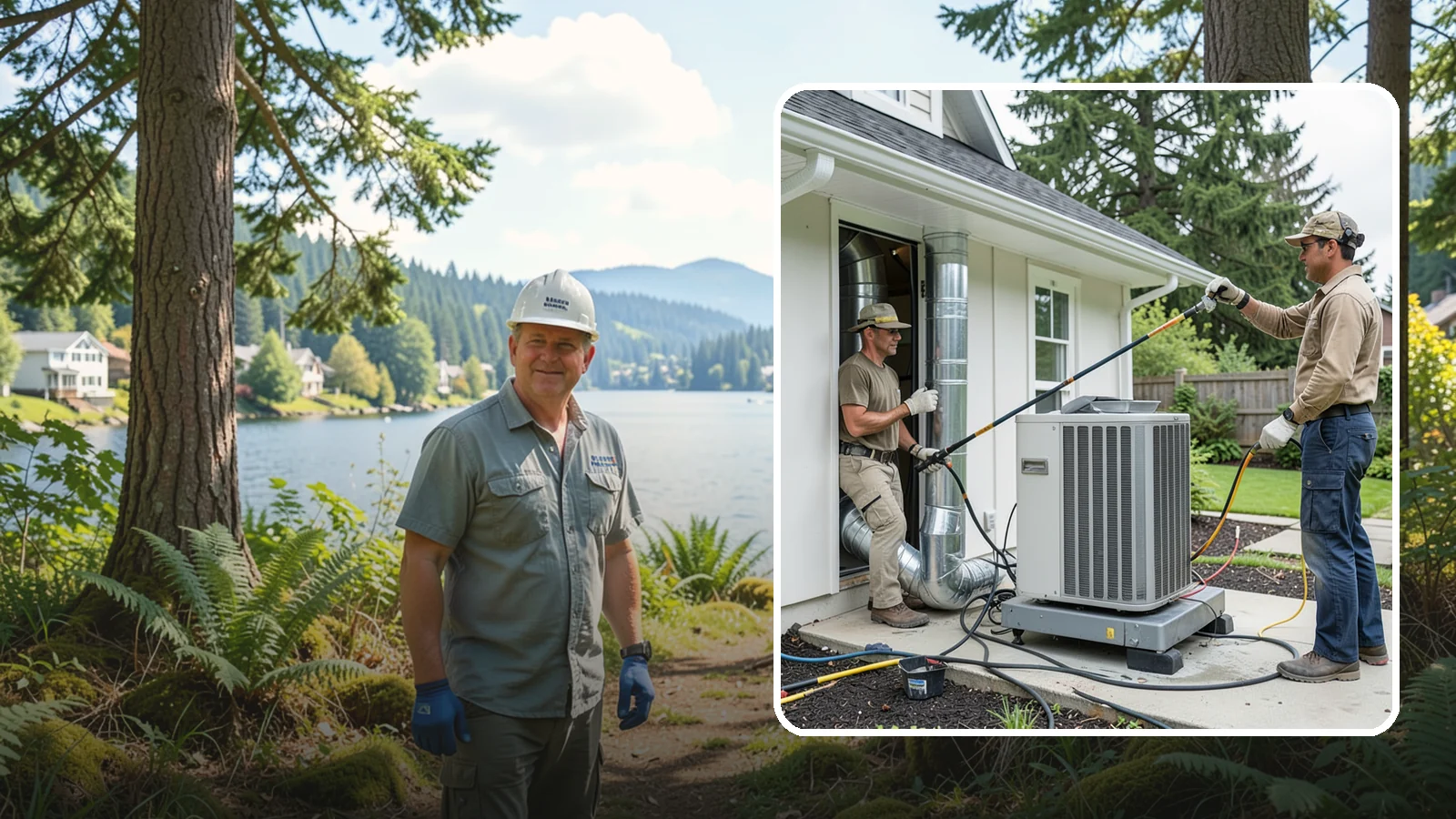 HVAC Ventilation Installation in Milton, King County, WA - We install whole-house ventilation systems that supply fresh air and control moisture in tightly sealed homes.