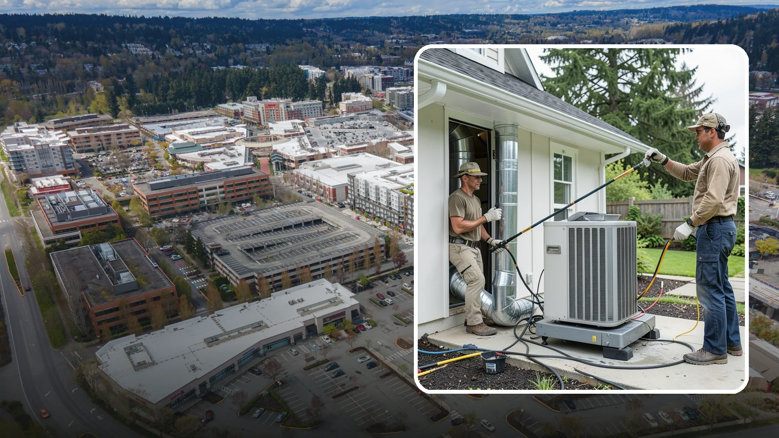 HVAC Ventilation Installation in Redmond, King County, WA - We install whole-house ventilation systems that supply fresh air and control moisture in tightly sealed homes.