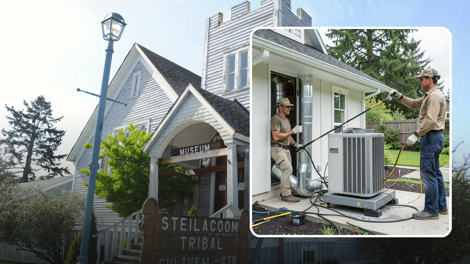 HVAC Ventilation Installation in Steilacoom, Pierce County, WA - We install whole-house ventilation systems that supply fresh air and control moisture in tightly sealed homes.