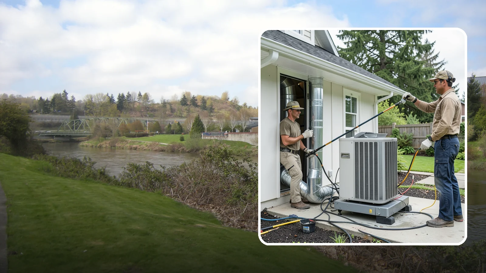 HVAC Ventilation Installation in Tukwila, King County, WA - We install whole-house ventilation systems that supply fresh air and control moisture in tightly sealed homes.