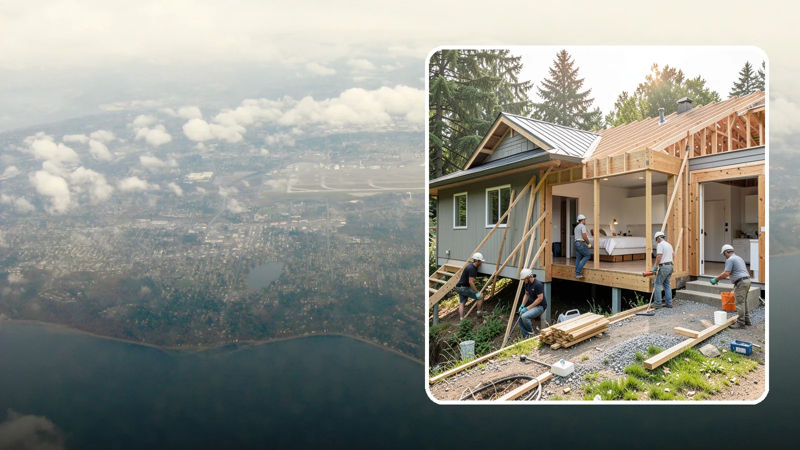In-Law Suite Addition in Burien, King County, WA - An in-law suite addition adds a private living space with sleeping, bath, and often a kitchenette for extended family.