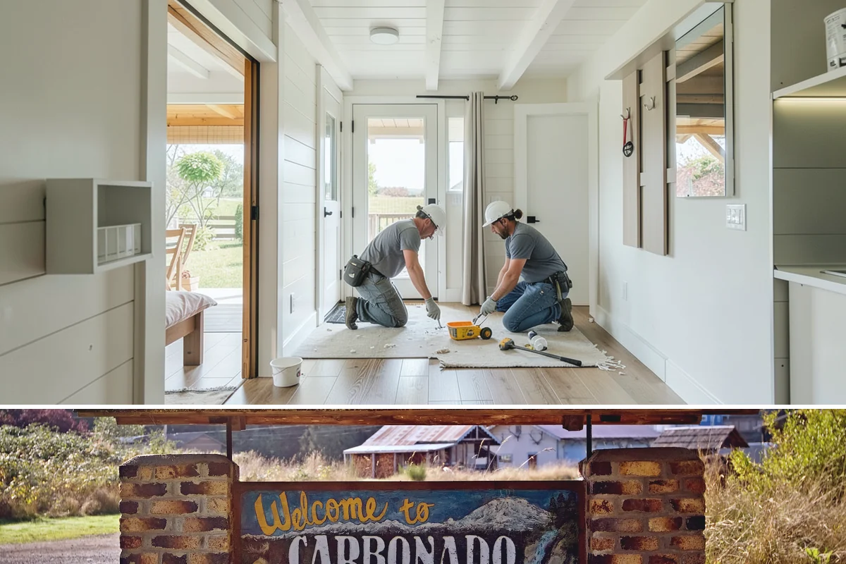 In-Law Suite Addition in Carbonado, Pierce County, WA - The exterior shell is best built in summer, while the interior suite is finished through the cooler months.