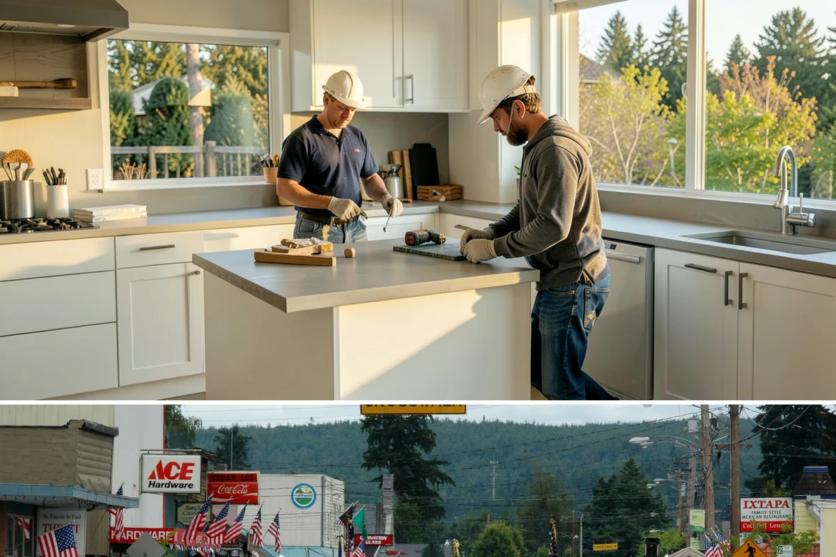 In-Law Suite Addition in Carnation, King County, WA - The exterior shell is best built in summer, while the interior suite is finished through the cooler months.