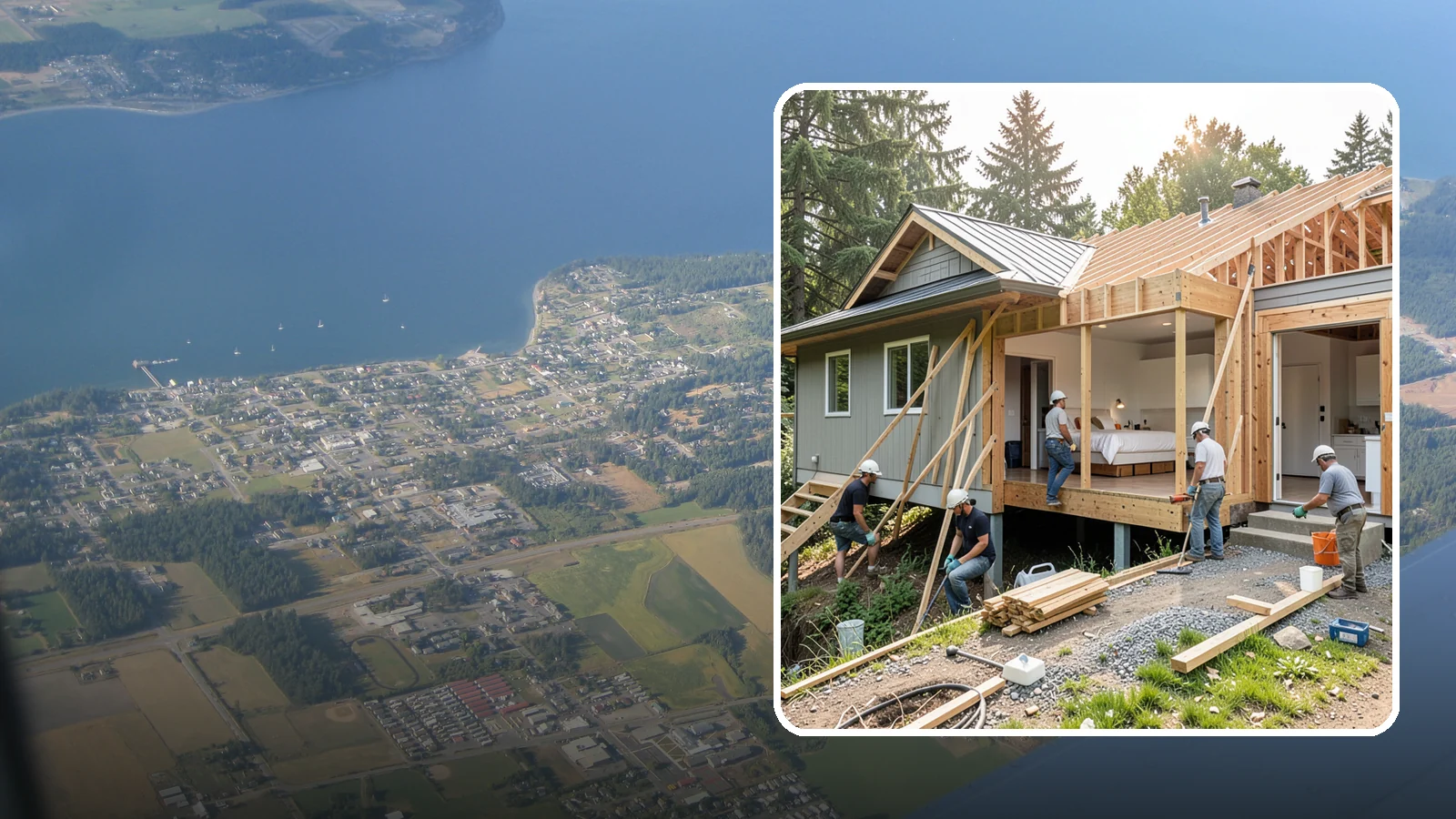 In-Law Suite Addition in Coupeville, Island County, WA - An in-law suite addition adds a private living space with sleeping, bath, and often a kitchenette for extended family.
