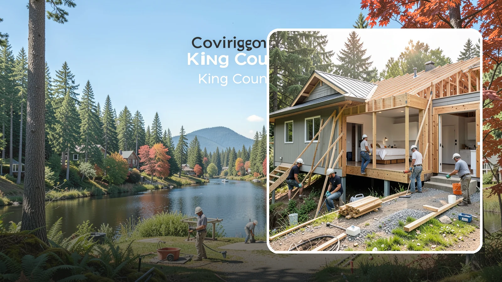 In-Law Suite Addition in Covington, King County, WA - An in-law suite addition adds a private living space with sleeping, bath, and often a kitchenette for extended family.