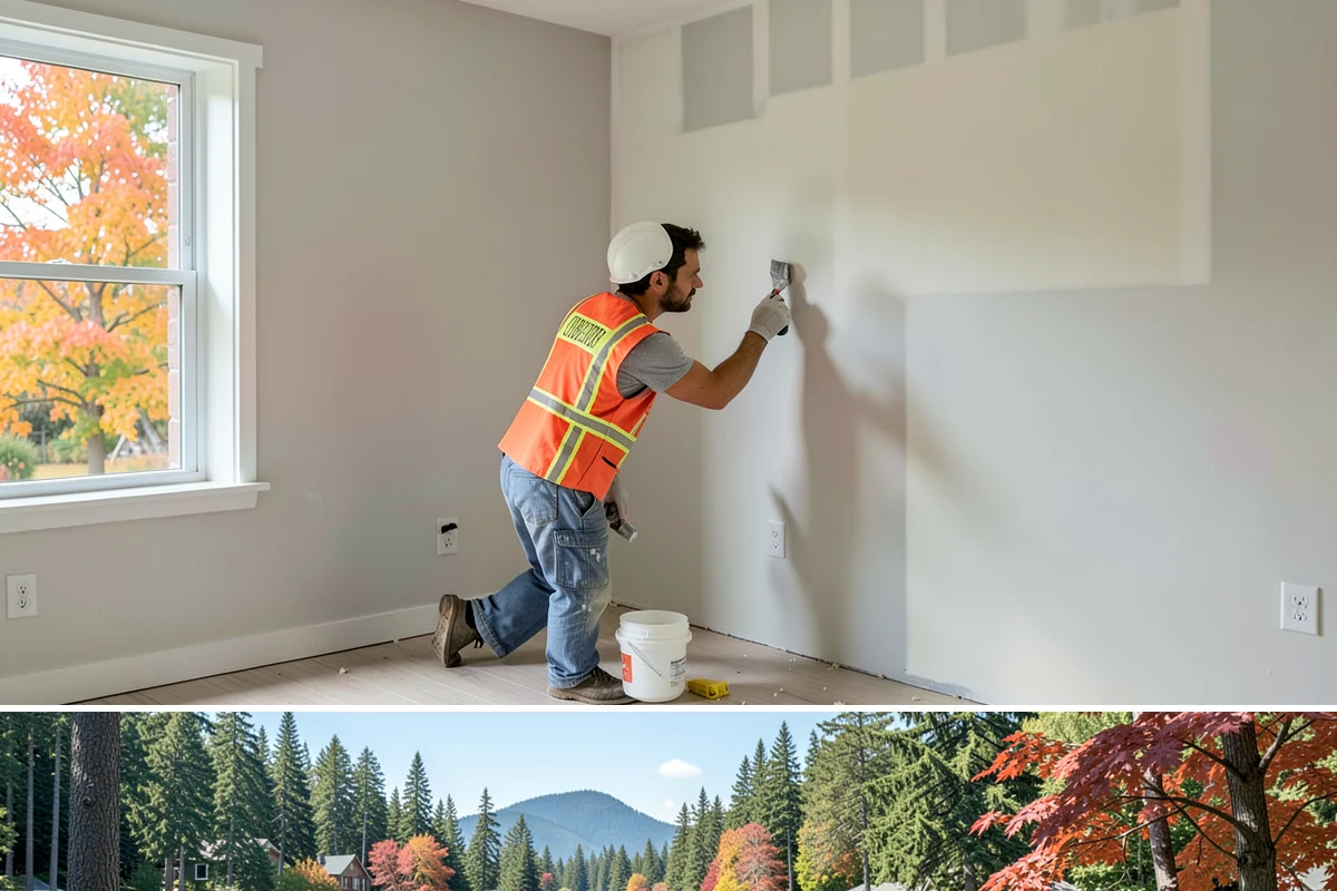 In-Law Suite Addition in Covington, King County, WA - The exterior shell is best built in summer, while the interior suite is finished through the cooler months.