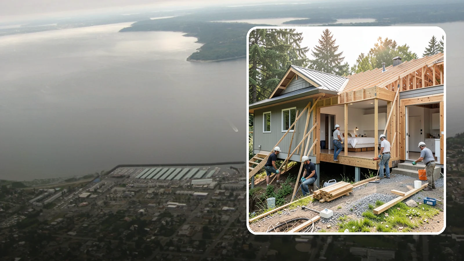 In-Law Suite Addition in Des Moines, King County, WA - An in-law suite addition adds a private living space with sleeping, bath, and often a kitchenette for extended family.