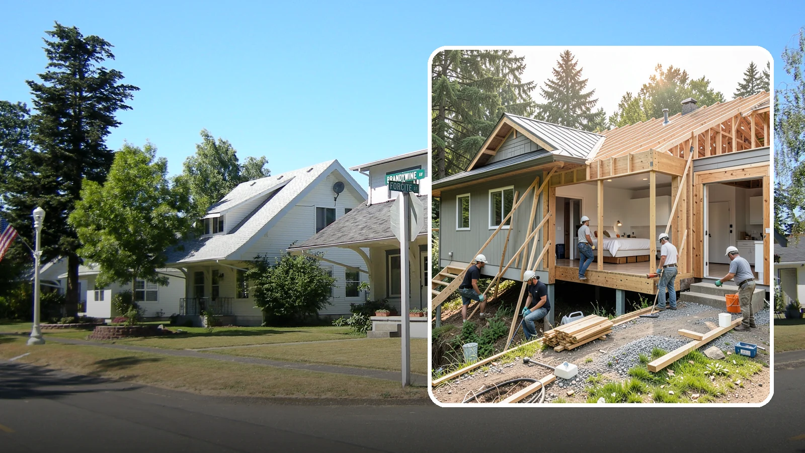 In-Law Suite Addition in DuPont, Pierce County, WA - An in-law suite addition adds a private living space with sleeping, bath, and often a kitchenette for extended family.