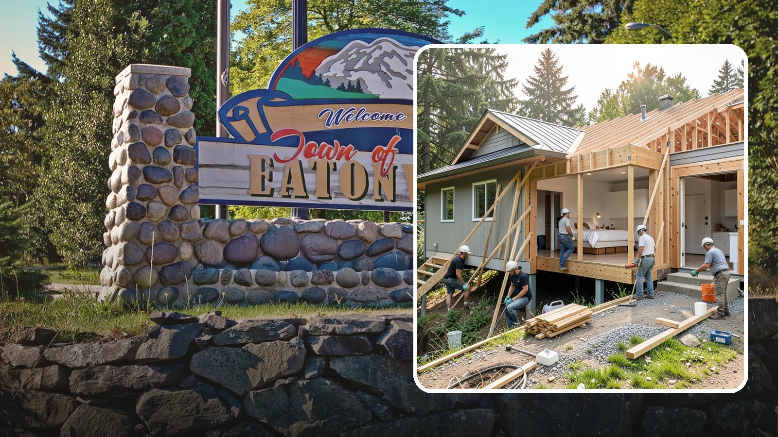 In-Law Suite Addition in Eatonville, Pierce County, WA - An in-law suite addition adds a private living space with sleeping, bath, and often a kitchenette for extended family.