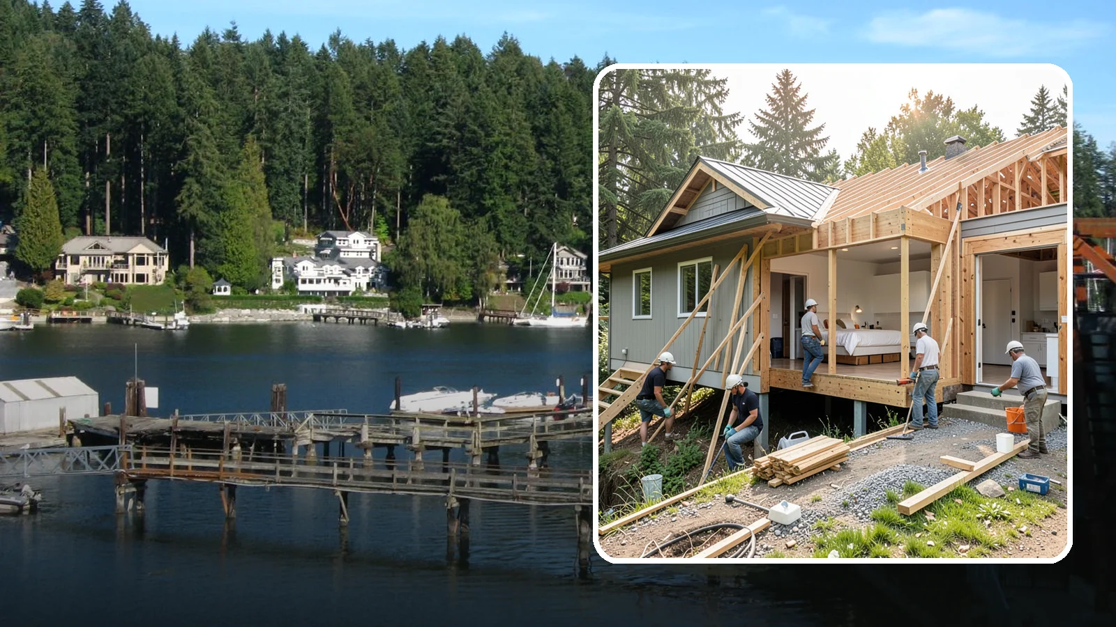 In-Law Suite Addition in Gig Harbor, Pierce County, WA - An in-law suite addition adds a private living space with sleeping, bath, and often a kitchenette for extended family.