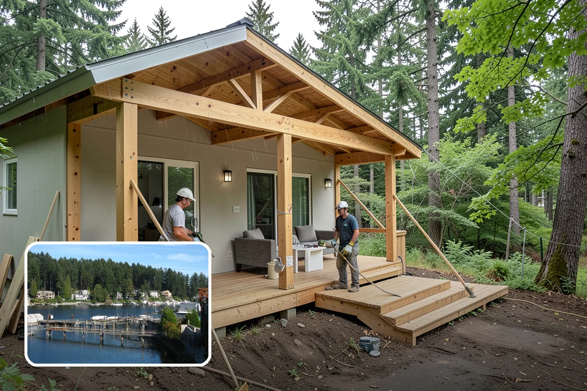 In-Law Suite Addition in Gig Harbor, Pierce County, WA - Supports multigenerational and caregiving living