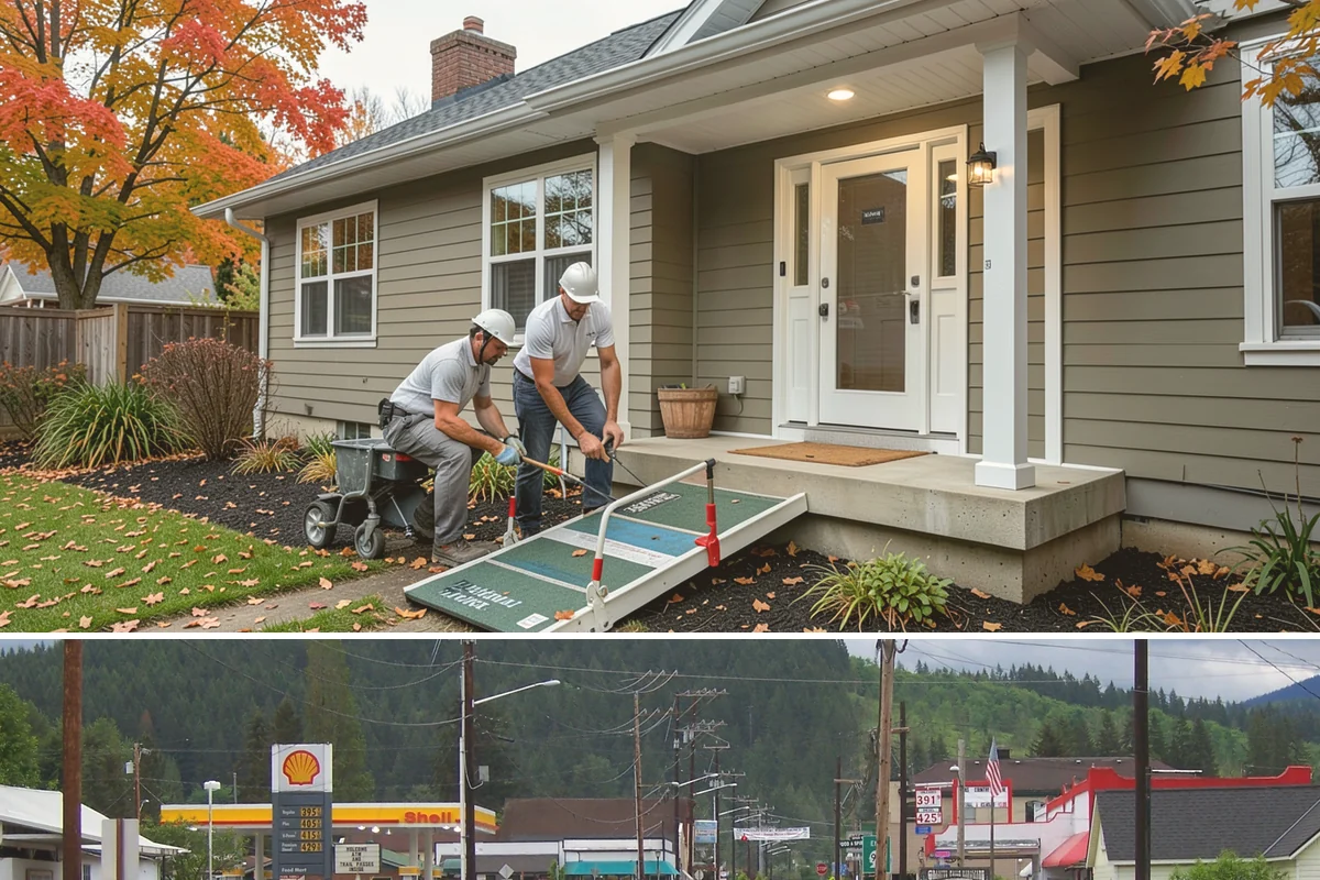In-Law Suite Addition in Granite Falls, Snohomish County, WA - The exterior shell is best built in summer, while the interior suite is finished through the cooler months.