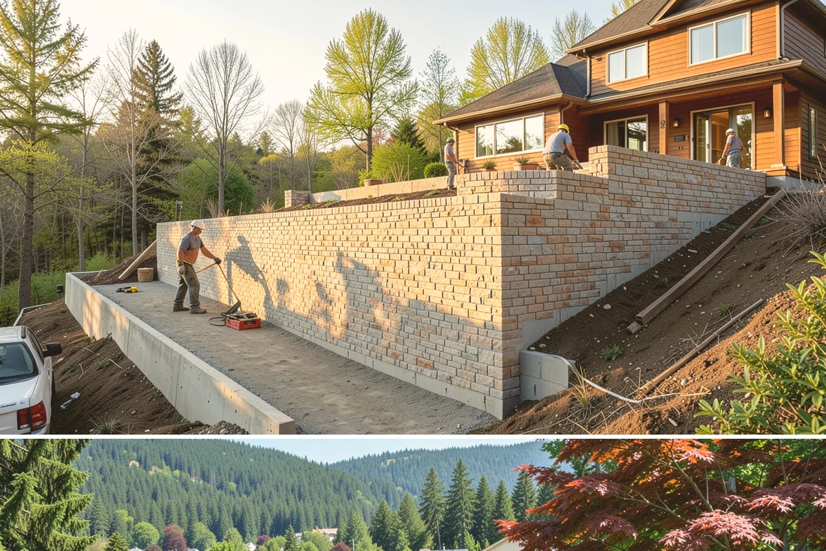 In-Law Suite Addition in Index, Snohomish County, WA - The exterior shell is best built in summer, while the interior suite is finished through the cooler months.