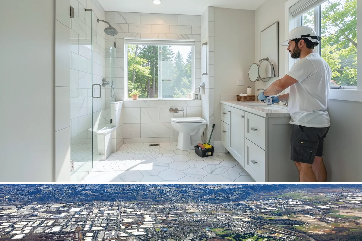 In-Law Suite Addition in Kent, King County, WA - The exterior shell is best built in summer, while the interior suite is finished through the cooler months.