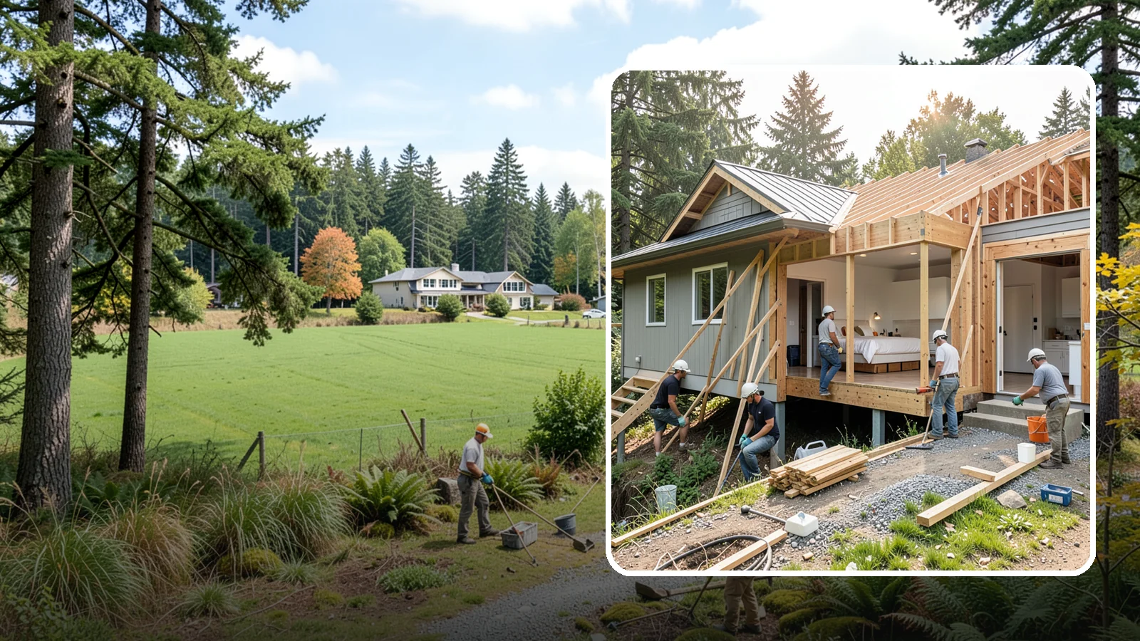 In-Law Suite Addition in Lyman, Skagit County, WA - An in-law suite addition adds a private living space with sleeping, bath, and often a kitchenette for extended family.