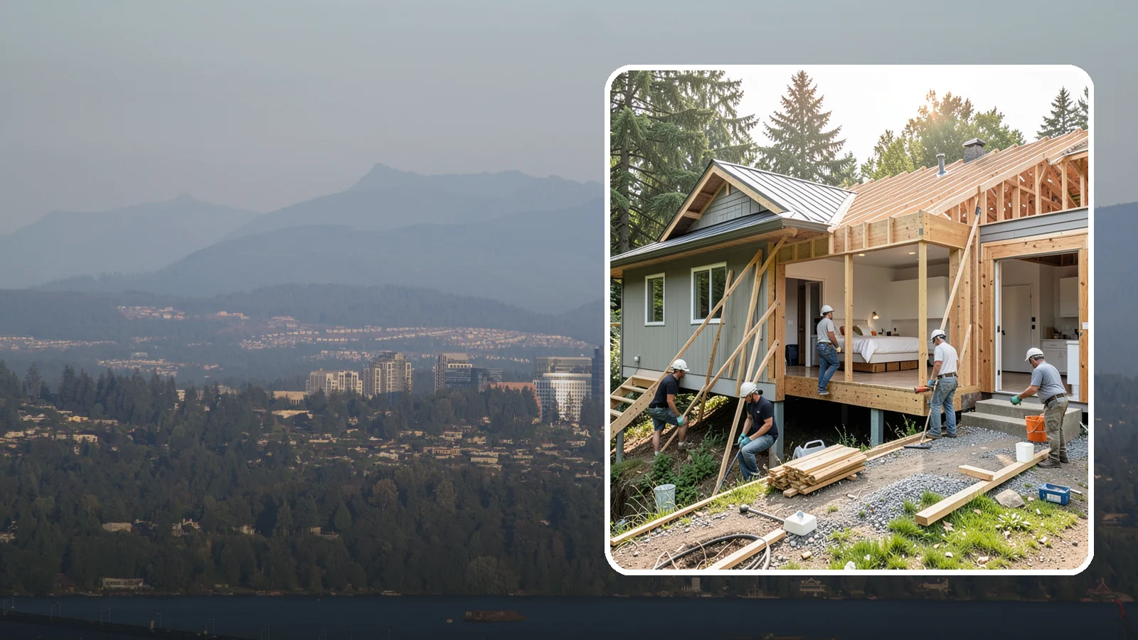 In-Law Suite Addition in Medina, King County, WA - An in-law suite addition adds a private living space with sleeping, bath, and often a kitchenette for extended family.