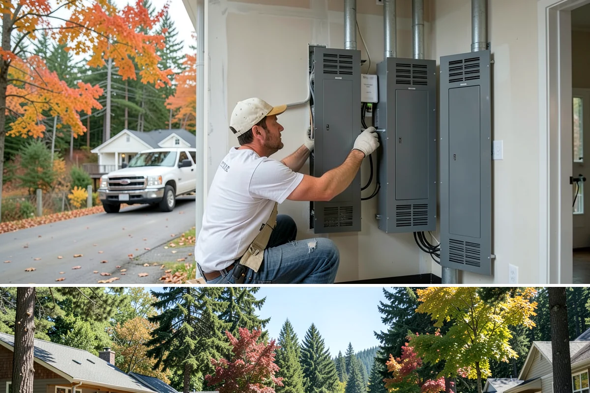 In-Law Suite Addition in Orting, Pierce County, WA - The exterior shell is best built in summer, while the interior suite is finished through the cooler months.