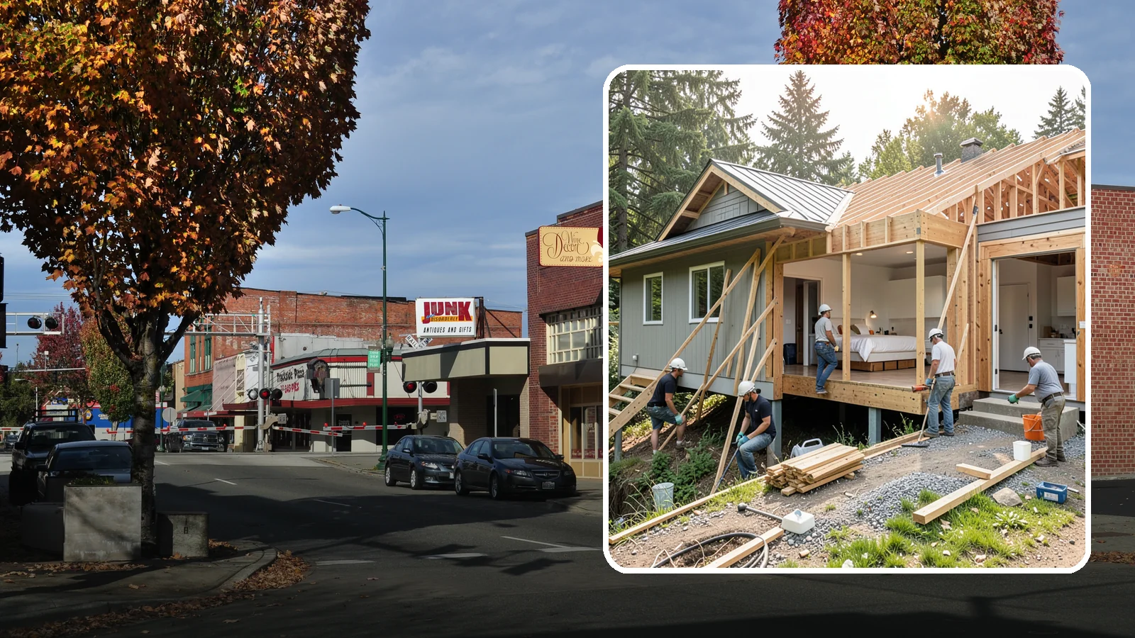 In-Law Suite Addition in Puyallup, Pierce County, WA - An in-law suite addition adds a private living space with sleeping, bath, and often a kitchenette for extended family.