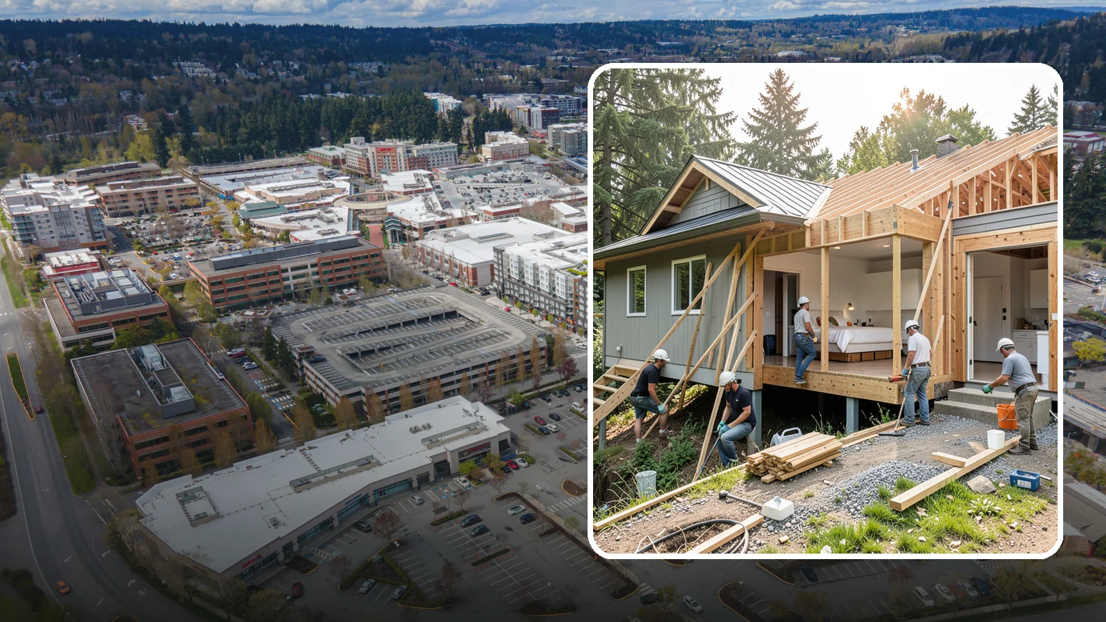 In-Law Suite Addition in Redmond, King County, WA - An in-law suite addition adds a private living space with sleeping, bath, and often a kitchenette for extended family.