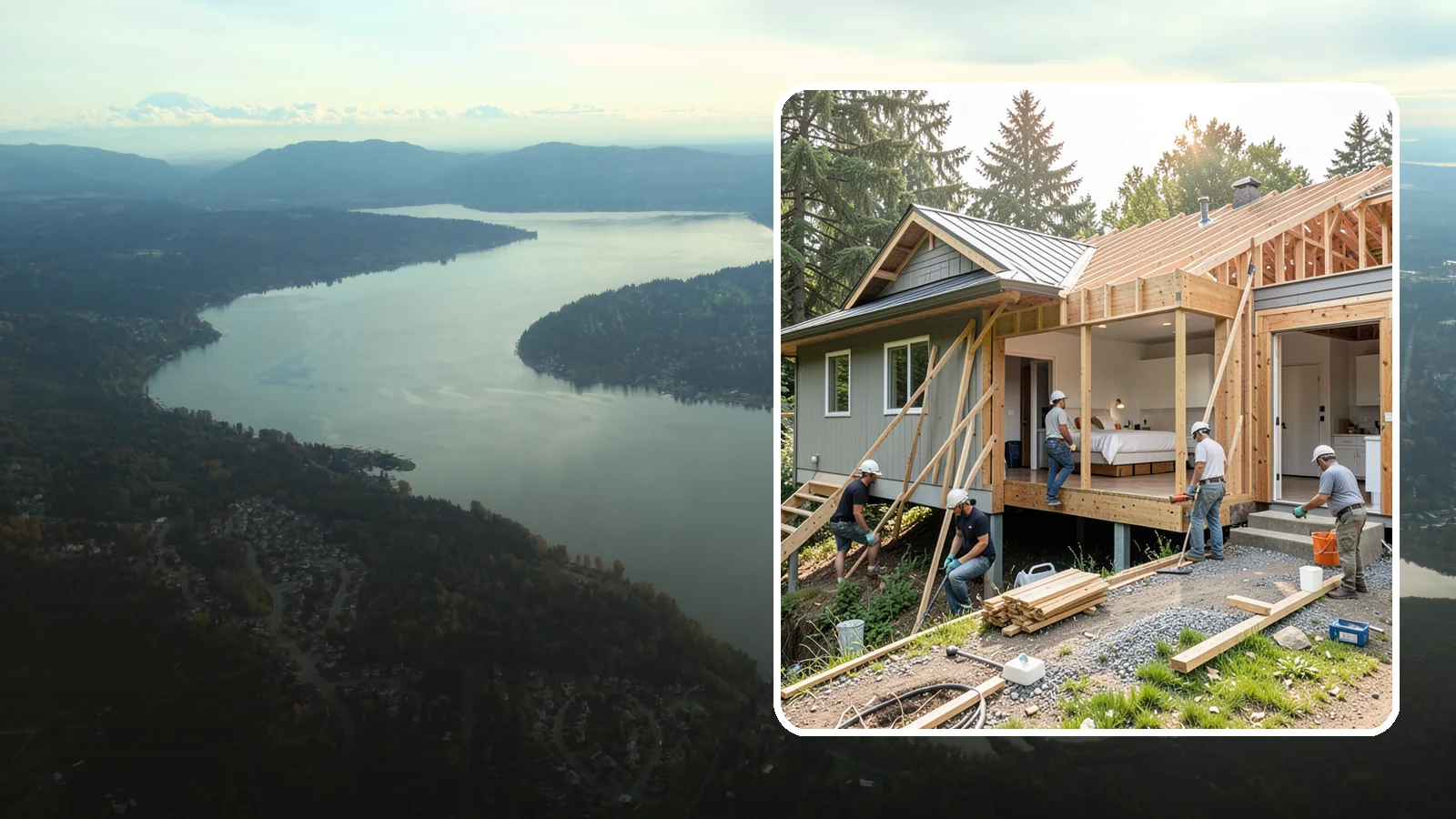 In-Law Suite Addition in Sammamish, King County, WA - An in-law suite addition adds a private living space with sleeping, bath, and often a kitchenette for extended family.