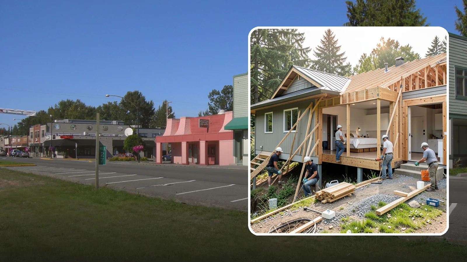 In-Law Suite Addition in Snoqualmie, King County, WA - An in-law suite addition adds a private living space with sleeping, bath, and often a kitchenette for extended family.
