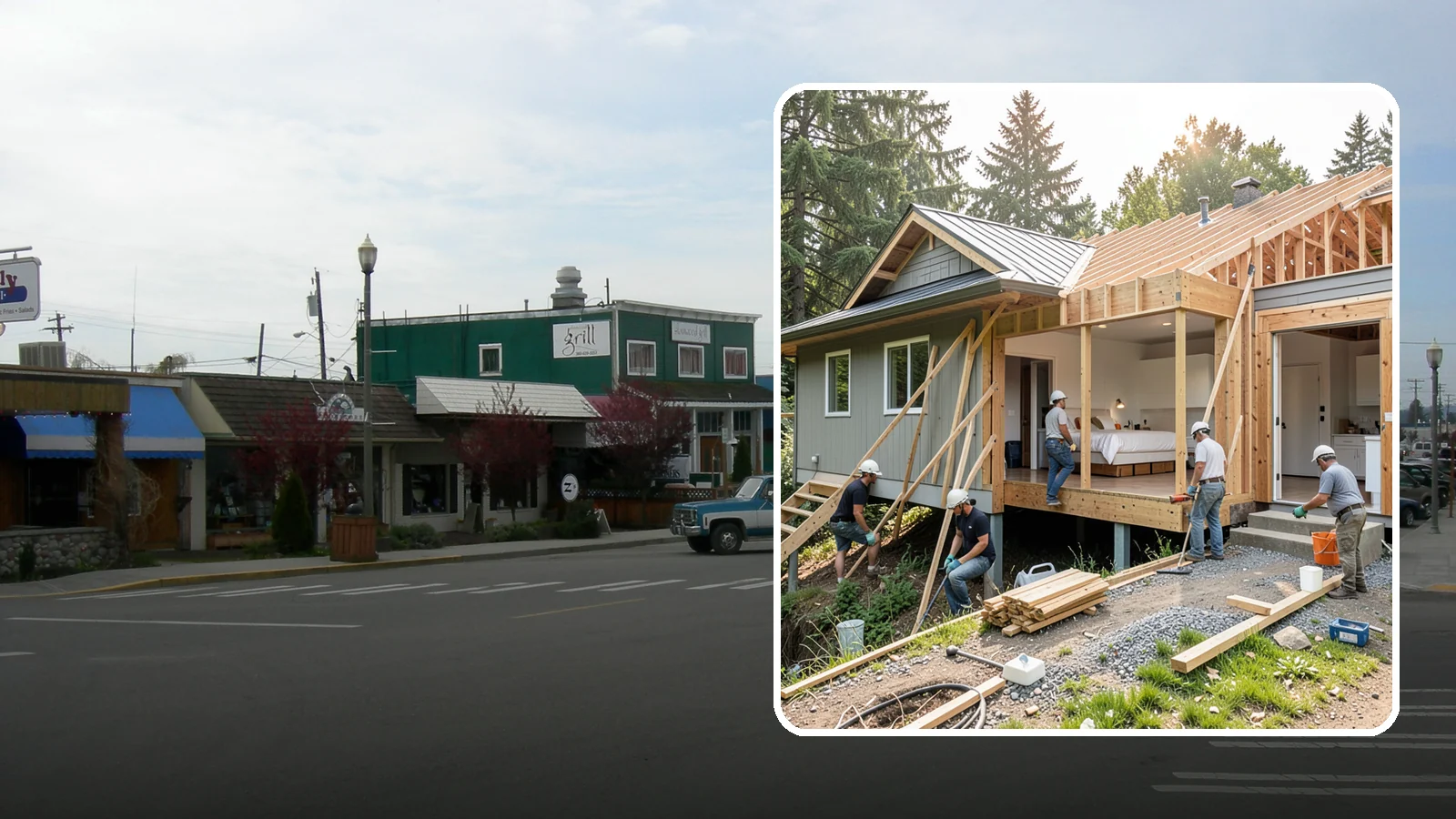 In-Law Suite Addition in Stanwood, Snohomish County, WA - An in-law suite addition adds a private living space with sleeping, bath, and often a kitchenette for extended family.