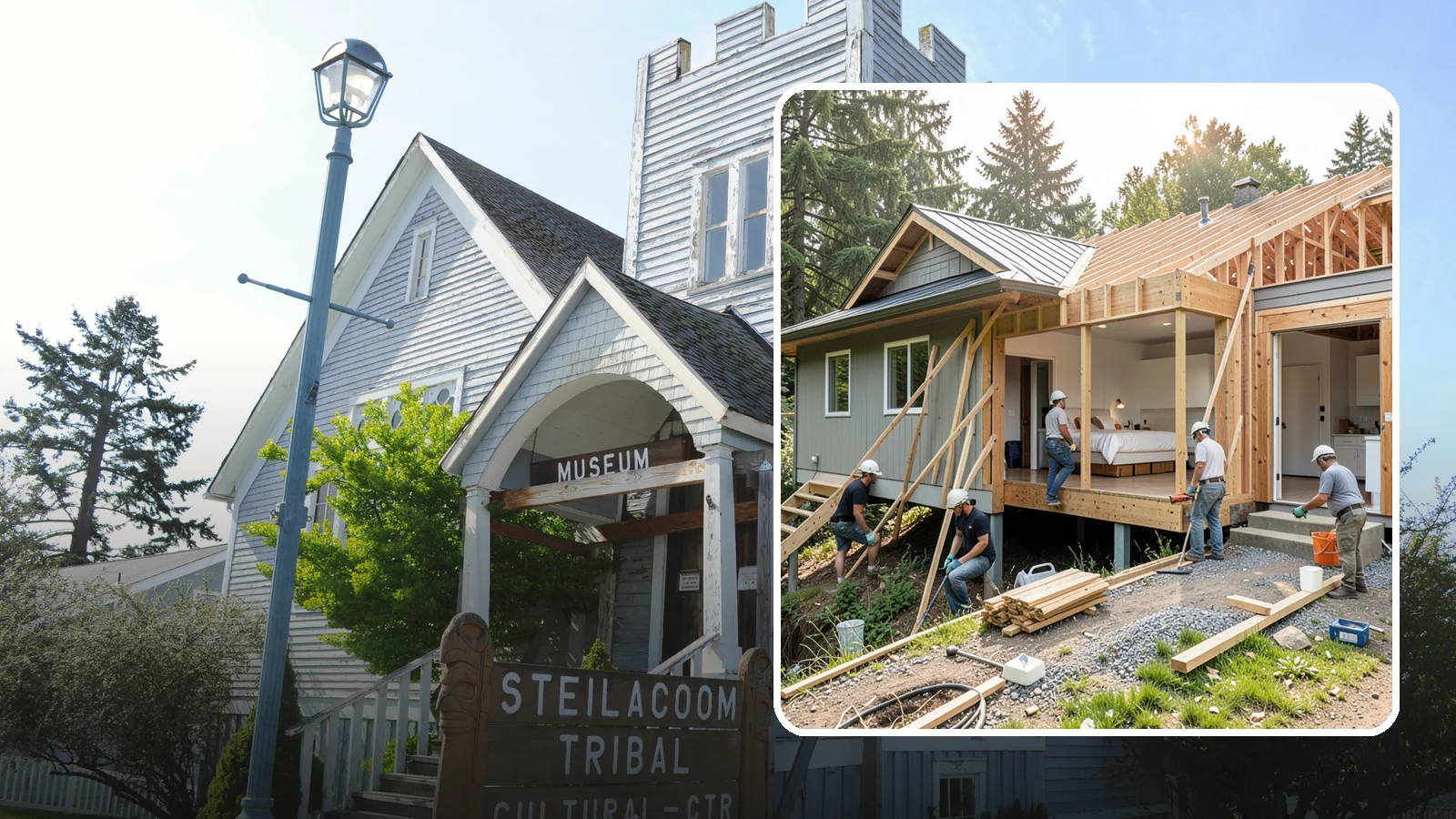 In-Law Suite Addition in Steilacoom, Pierce County, WA - An in-law suite addition adds a private living space with sleeping, bath, and often a kitchenette for extended family.
