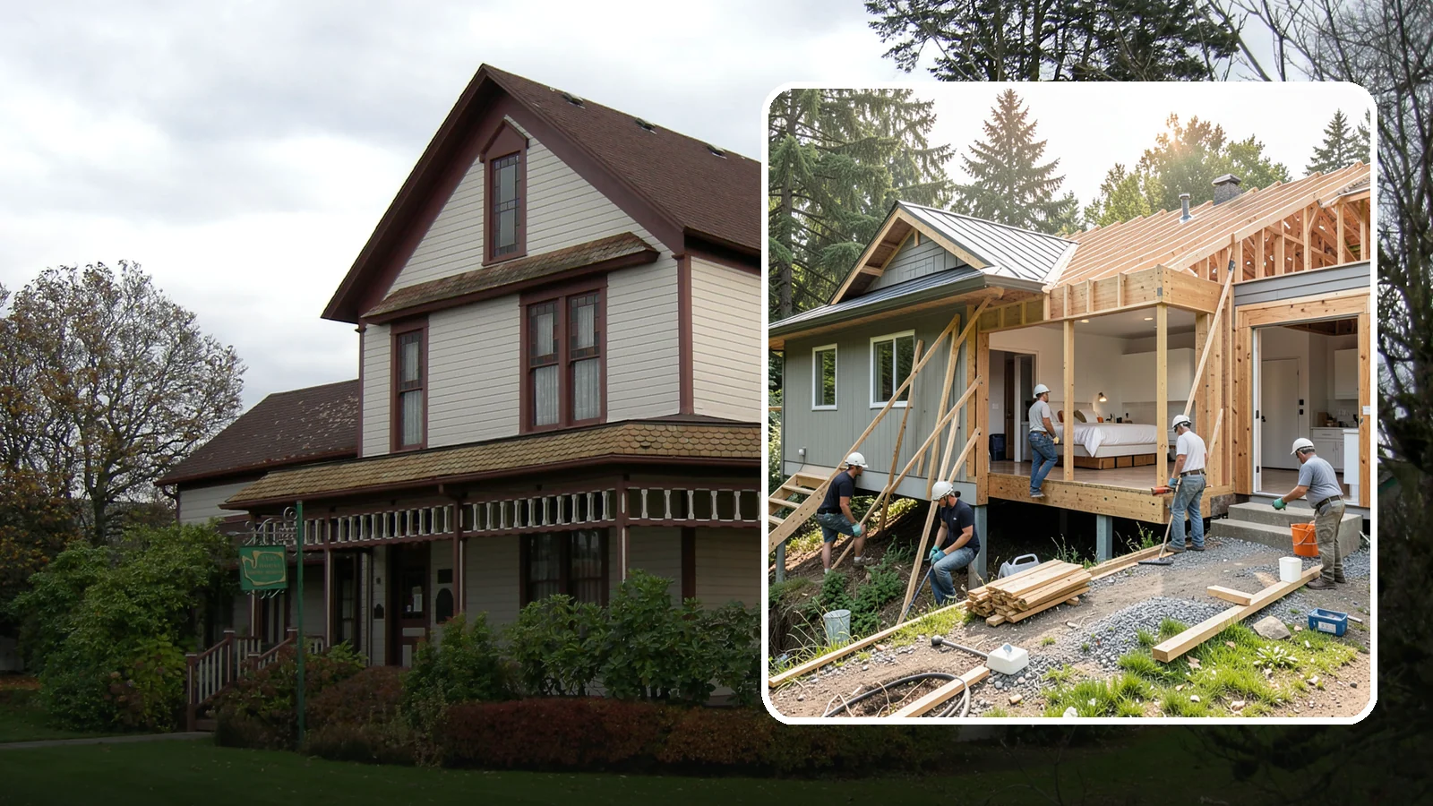 In-Law Suite Addition in Sumner, Pierce County, WA - An in-law suite addition adds a private living space with sleeping, bath, and often a kitchenette for extended family.