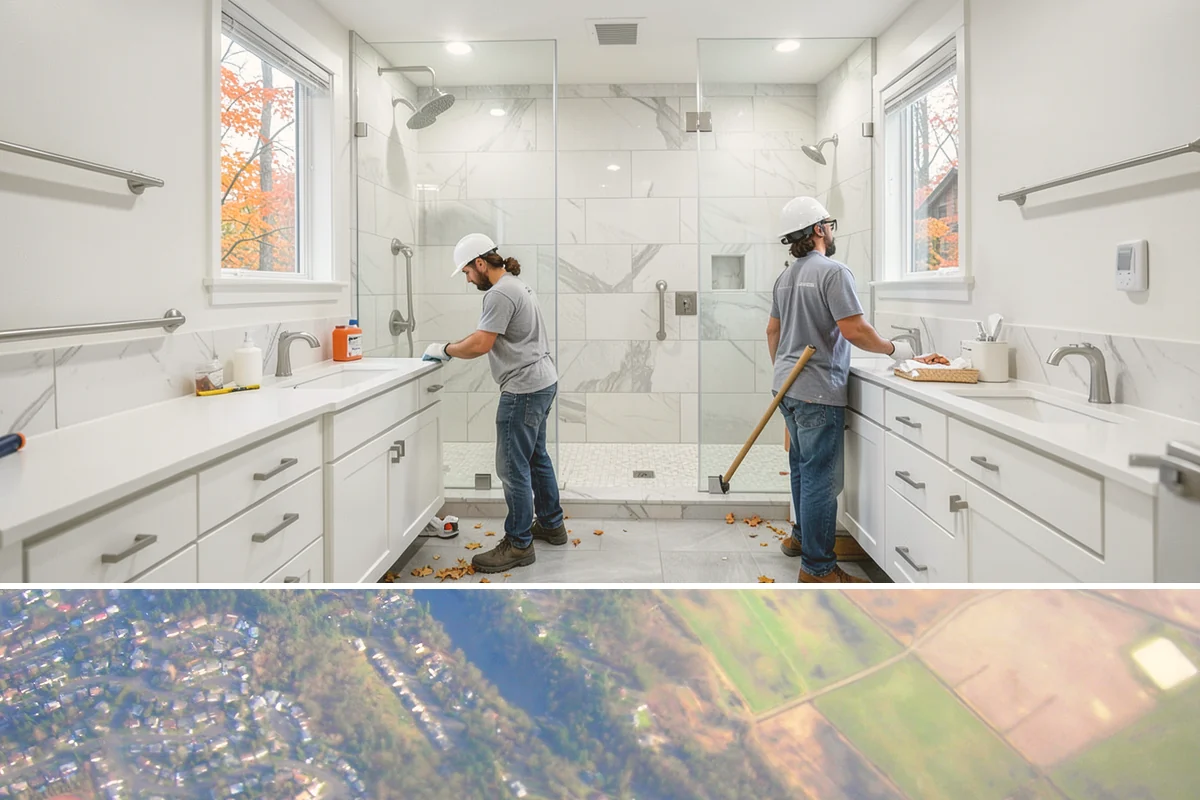 Inset Cabinet Installation in Algona, King County, WA - Inset cabinetry is climate-controlled indoor work scheduled any time of year.